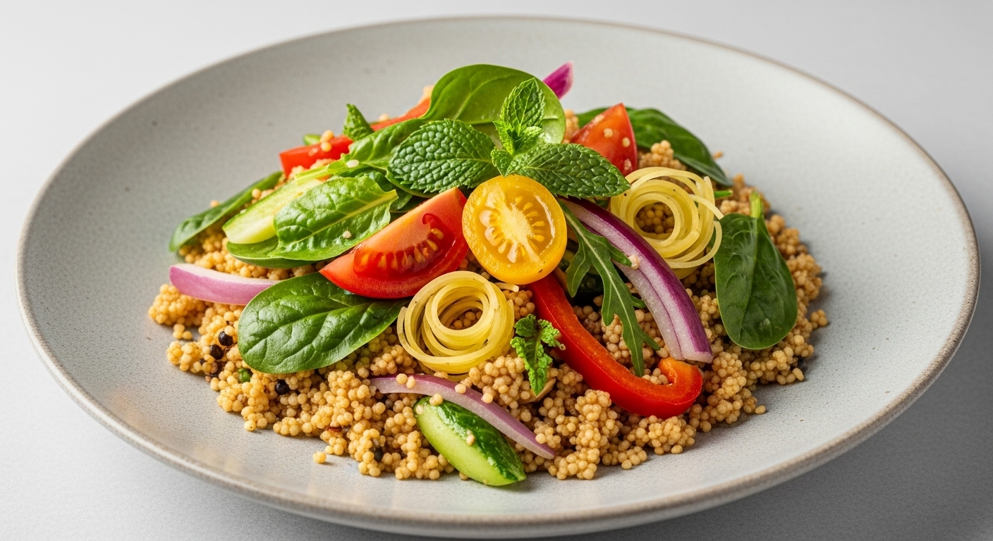 Couscous Detox Mediterraneo con Verdure Fresche
