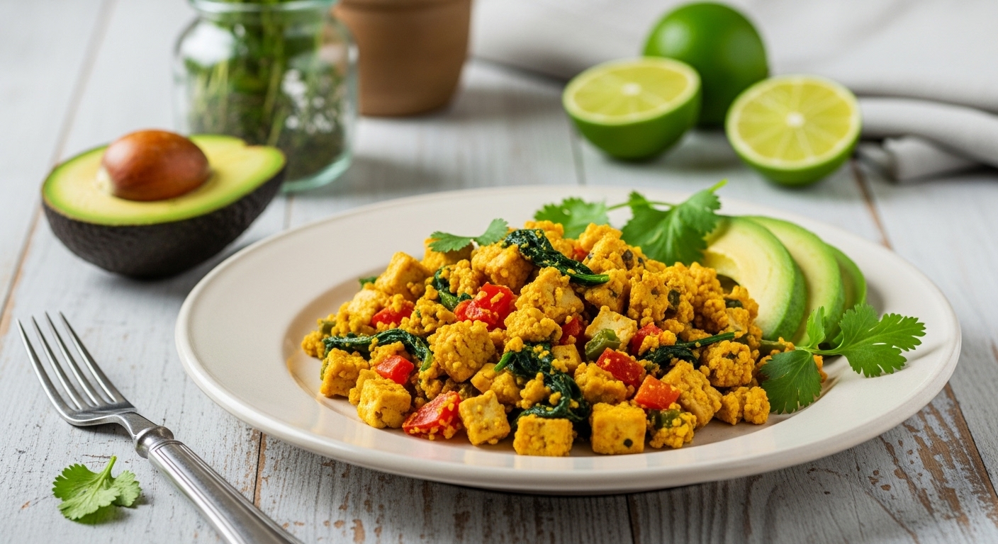 Scramble di Tofu Speziato: Il Pieno di Energia Vegetale