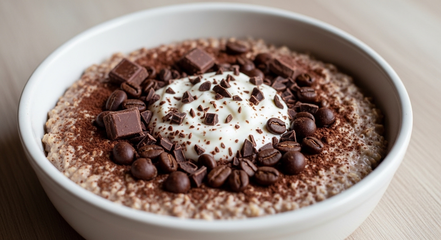 Mocaccino Porridge Proteico: Energia Mattutina