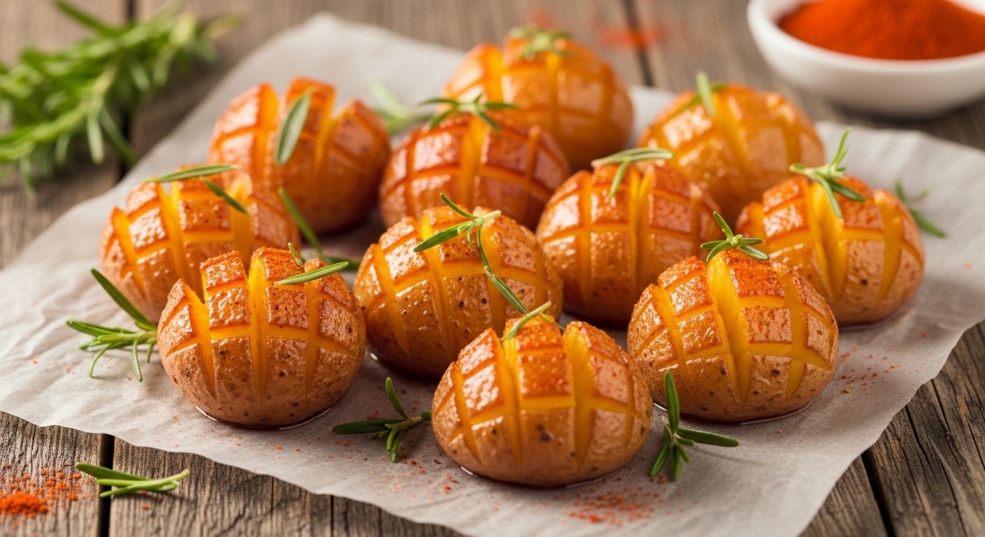 Patate Dolci Arrosto con Rosmarino e Paprika Affumicata