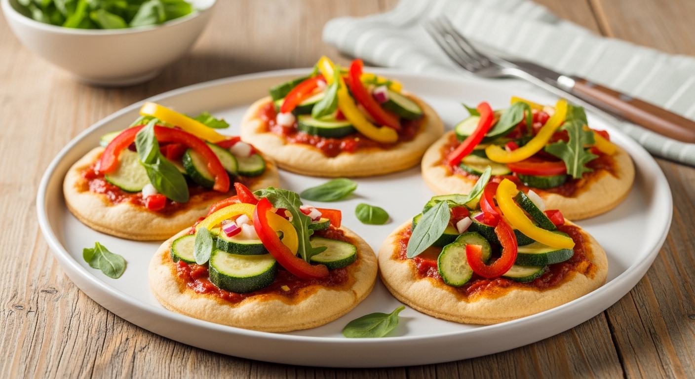 Pizzetta Integrale con Verdure a Fantasia