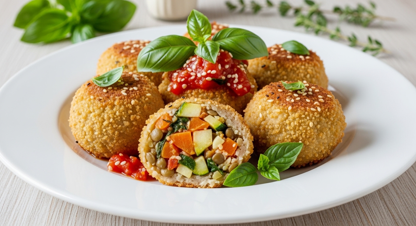 Polpette Leggere di Lenticchie e Verdure