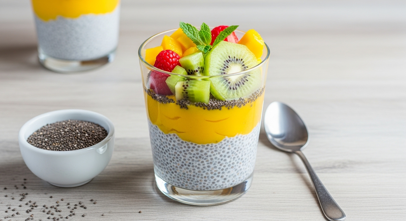 Chia Pudding Esotico: Nutrizione Rapida e Deliziosa