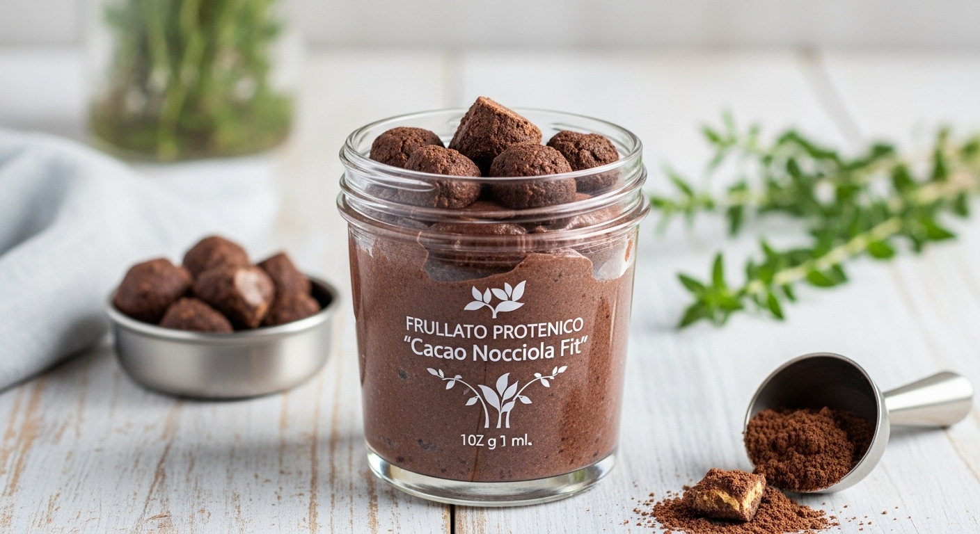 Cacao Nocciola Fit: Frullato Proteico Goloso e Leggero