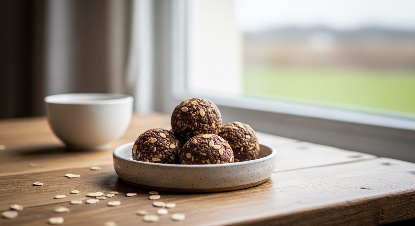 Energy Bites Avena e Cacao: Senza Zuccheri Aggiunti