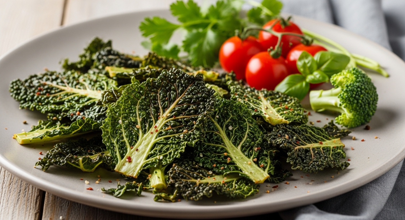 Chips di Cavolo Nero Croccanti Speziate