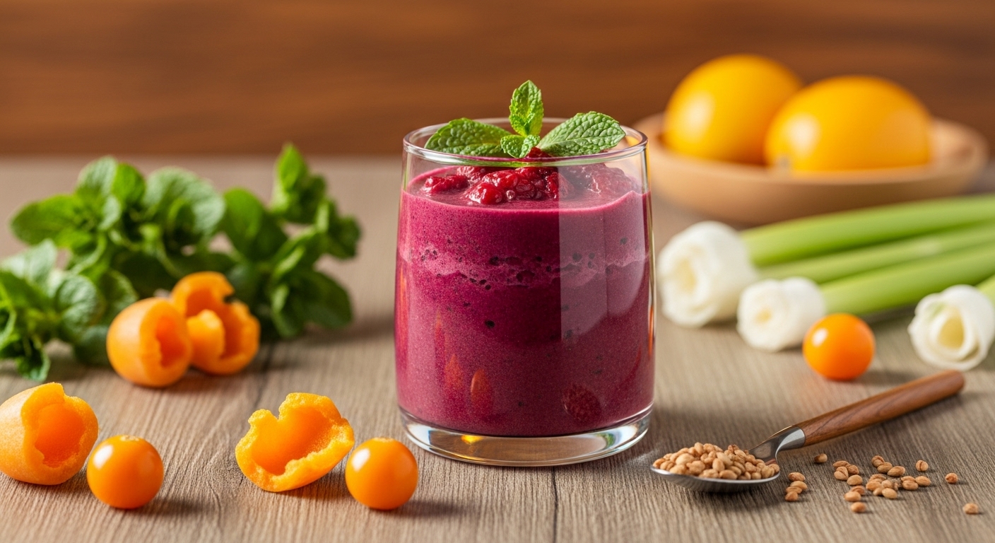Frullato Energia Mattutina: Vitamine in un Sorso
