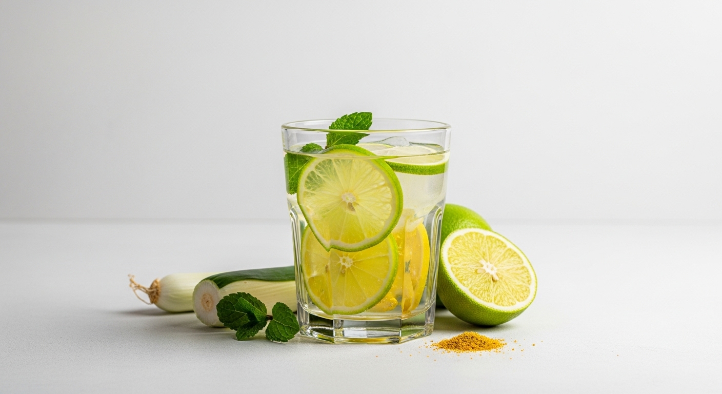 Acqua Detox allo Zenzero, Limone e Cetriolo