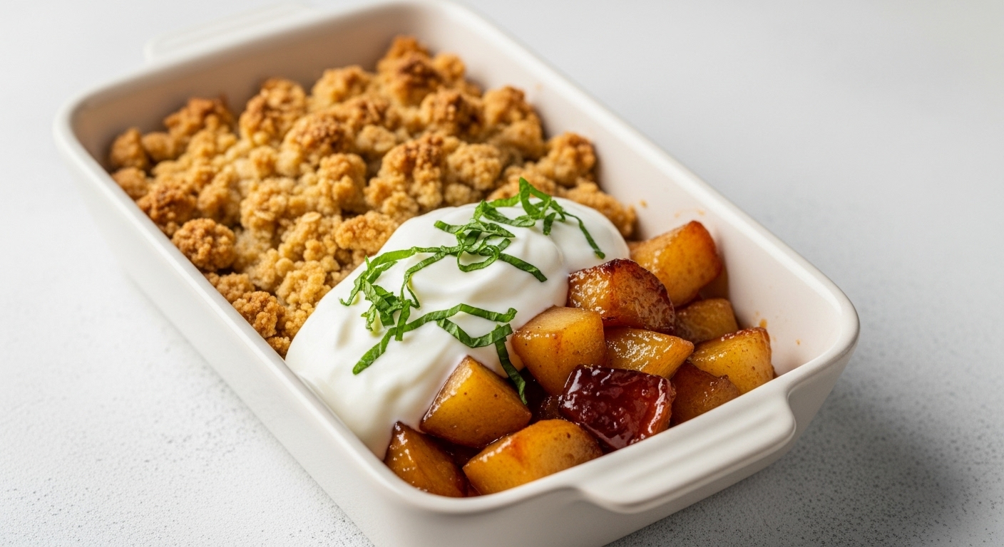 Crumble Leggero Mele e Mandorle: Dolce Senza Peccato